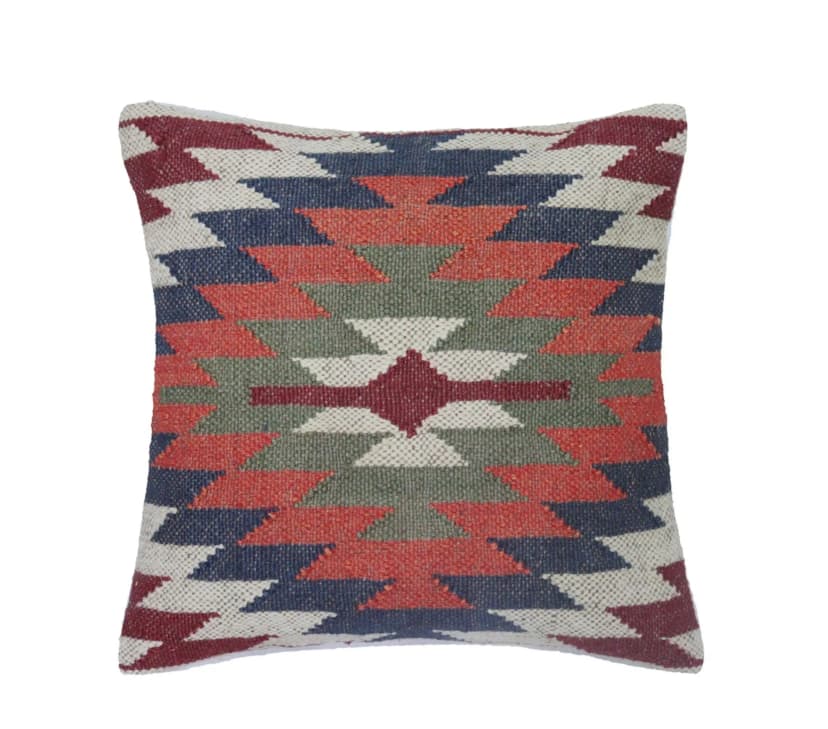 Colorful Wool Jute Pillowcases for Home Decor