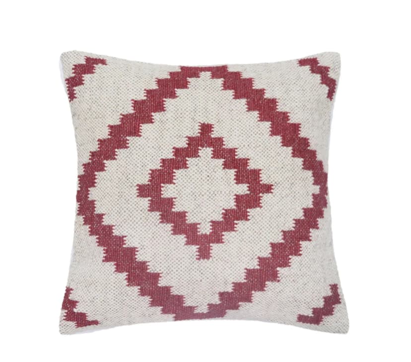 Colorful 4 Set Wool Jute Kilim Cushion Cover