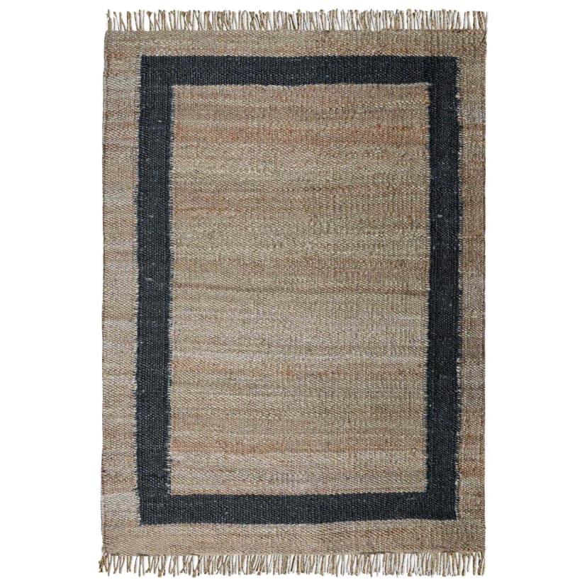Custom Size Handwoven Jute Hemp Rug
