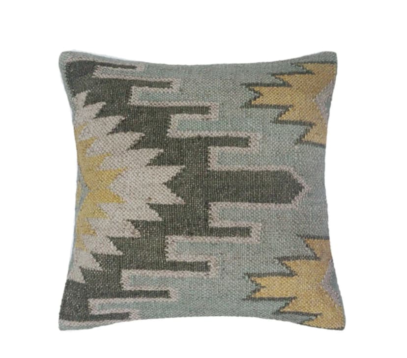 Vintage Kilim Wool Jute Cushion Cover Decor Sofa
