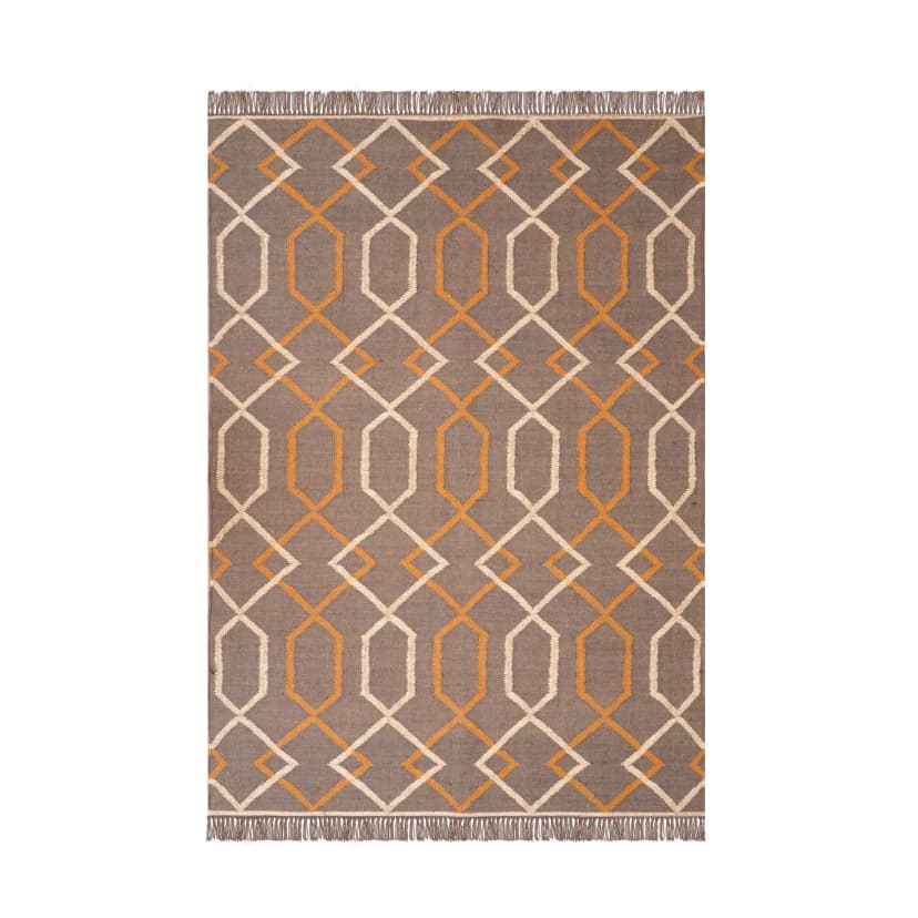 Home and Living Room Decor Handwoven Multicolor Wool Jute Kilim Rug Vintage Jute Area Rug Bohemian Area Jute Rug Living Room