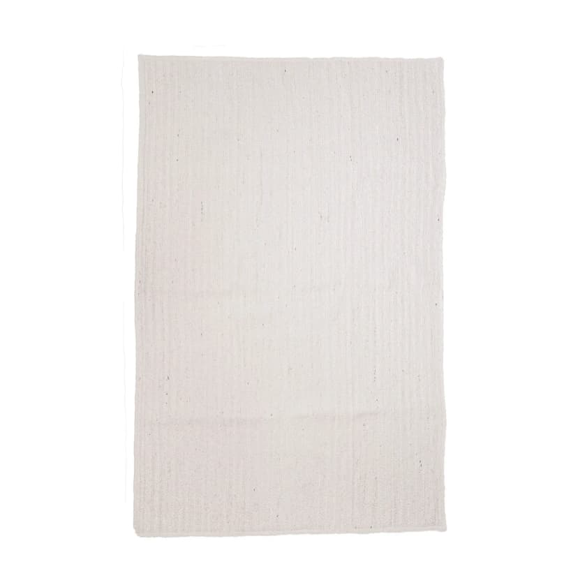 Hand Braide Retangle Jute Rug White color For Living Room Area Rug